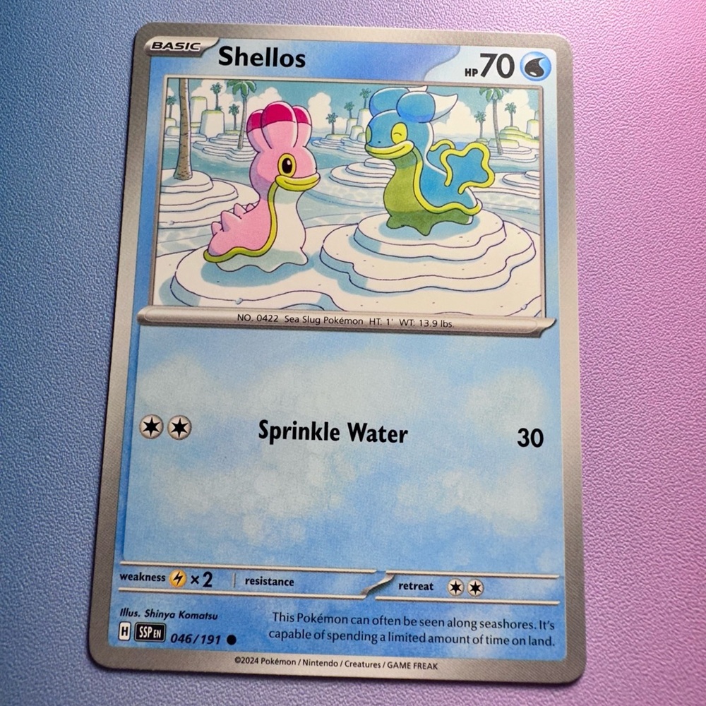 shellos - 046/191 (common) — pokemon: surging sparks